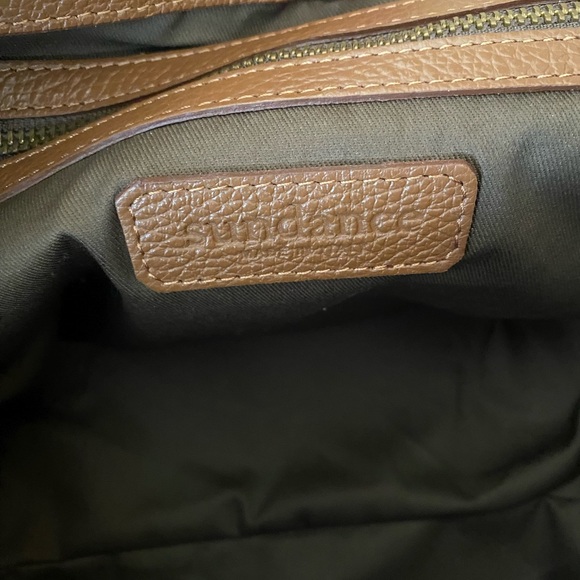 SUNDANCE CATALOG Maple Glen Teddy Tote in Plaid Blue, MSRP $148.00 - Picture 8 of 9